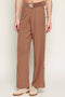 Pantaloni in Maglia Elisabetta Franchi con Bande Lucide e Logo Jacquard KP74S 61E2727 Elisabetta Franchi 