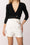Cardigan Elisabetta Franchi in Maglia con Scollo a V, Maniche ¾ e Logo Stampato