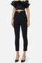 Pantaloni Elisabetta Franchi in Doppio Crêpe Stretch con Apertura a V PA163 61E2110 Elisabetta Franchi 