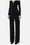 Pantaloni Elisabetta Franchi Essential in Crêpe Leggero con Charm Logo