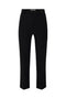 Pantaloni in doppio crêpe stretch con logo charm PA168 61E2110 Elisabetta Franchi 