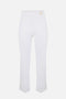 Pantaloni in doppio crêpe stretch con logo charm PA168 61E2360 Elisabetta Franchi 