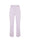 Pantaloni in doppio crêpe stretch con logo charm