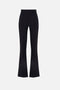 Pantaloni Elisabetta Franchi Essential in Doppio Crêpe Stretch con Charm Logo PA169 61E2110 Elisabetta Franchi 