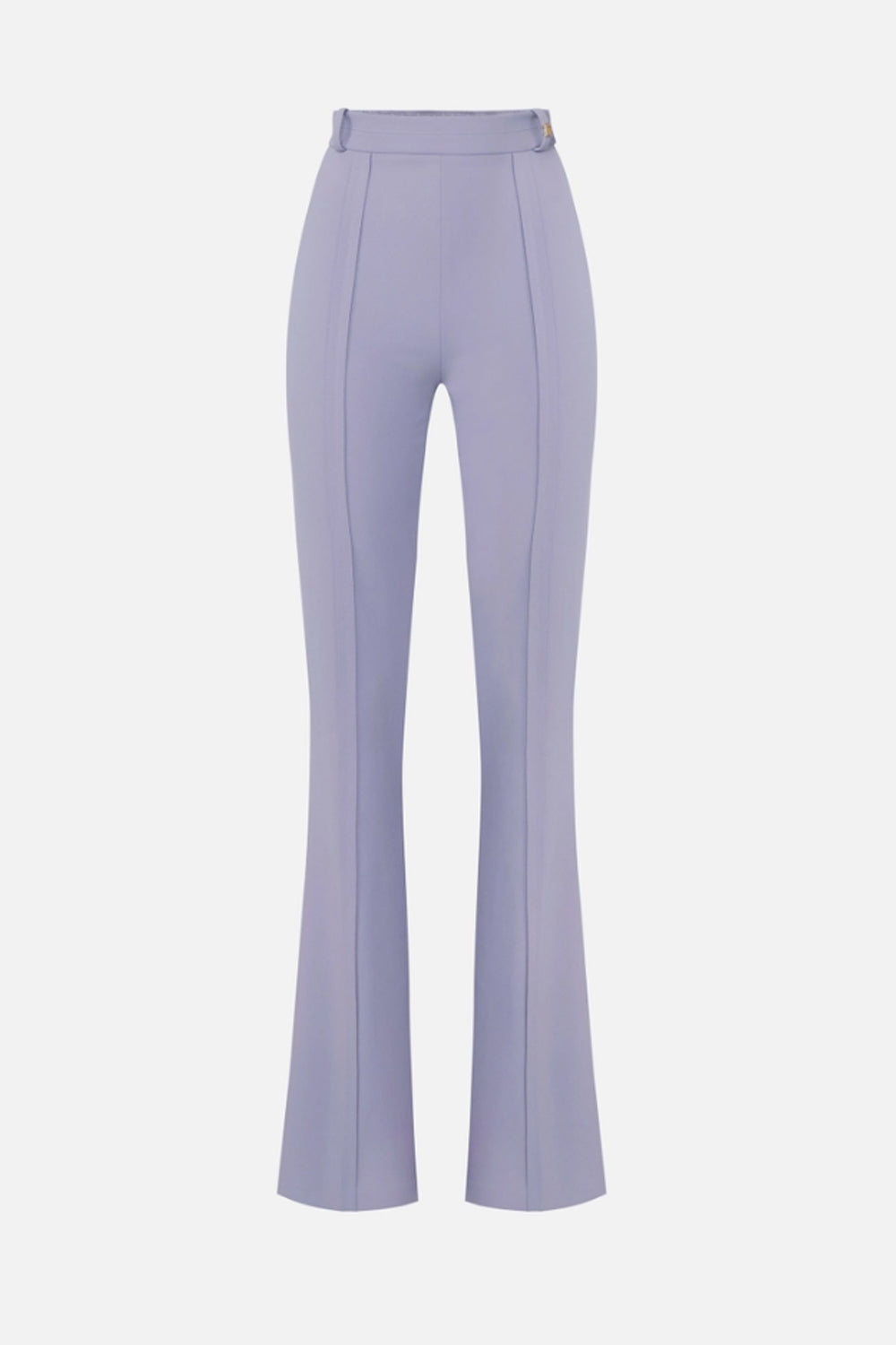 Pantaloni Logo Charm in Crêpe Stretch PA169 61E2EV7 Elisabetta Franchi 