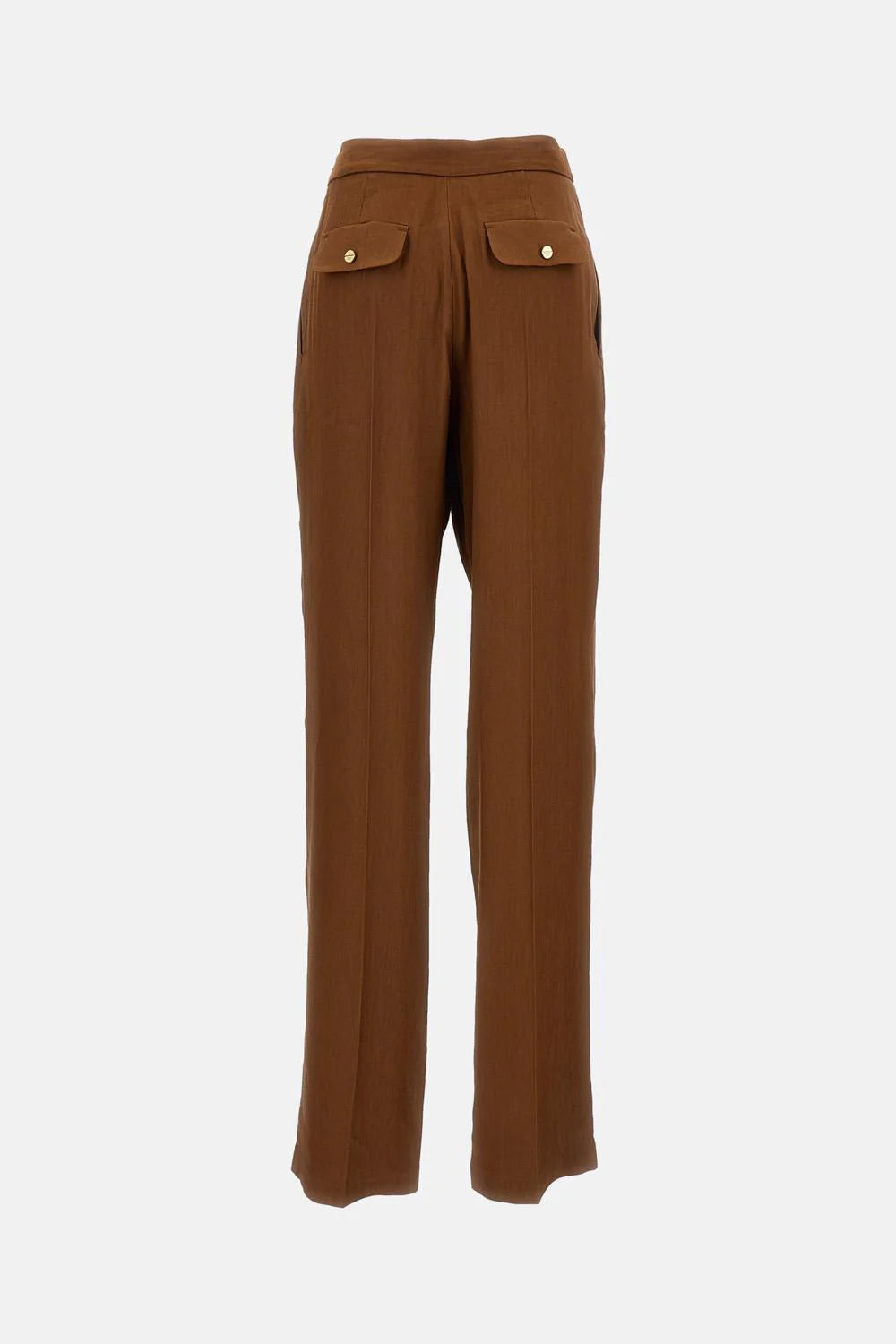 Pantaloni in misto lino PA179 62E2600 Elisabetta Franchi 