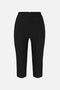 Pantaloni in crêpe leggero e raso<BR/> PA190 63E2110 Elisabetta Franchi 