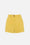 Shorts in crêpe leggero con bottone logo