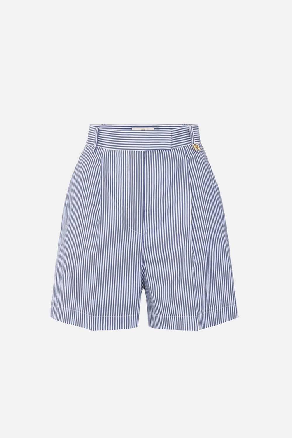 Shorts in cotone stretch a righe SH012 62E2019 Elisabetta Franchi 