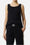 Top Smanicato Elisabetta Franchi in Maglia con Bande Lucide e Logo Jacquard