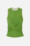 Top Elisabetta Franchi in Jersey con Drappeggio Centrale e Fermanodo Gioiello<BR/> TO037 61E2EV3 Elisabetta Franchi 