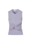 Top Elisabetta Franchi in Jersey con Drappeggio Centrale e Fermanodo Gioiello<BR/> TO037 61E2EV7 Elisabetta Franchi 