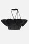 Top Bandeau in Satin con Maxi Ruffle TO039 62E2110 Elisabetta Franchi 