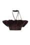 Top Bandeau in Satin con Maxi Ruffle TO039 62E2644 Elisabetta Franchi 