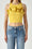 Top in Cotone Stretch con Volant