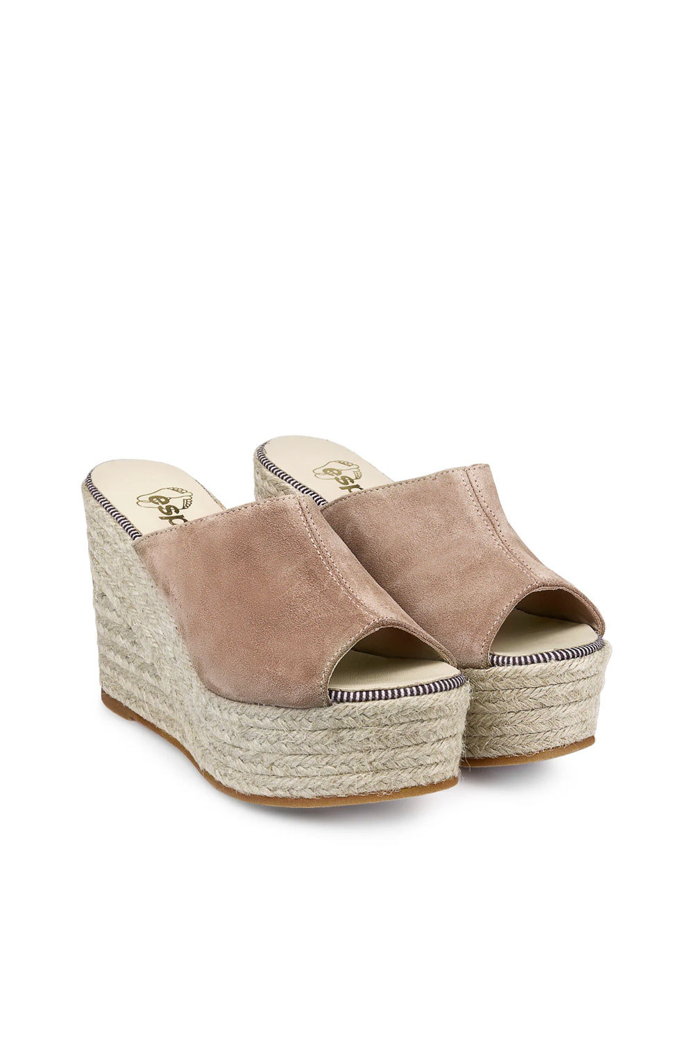 ciabatta a fascia con zeppa alta spuntata in corsa FLASH SILKMAKE UP Espadrilles 