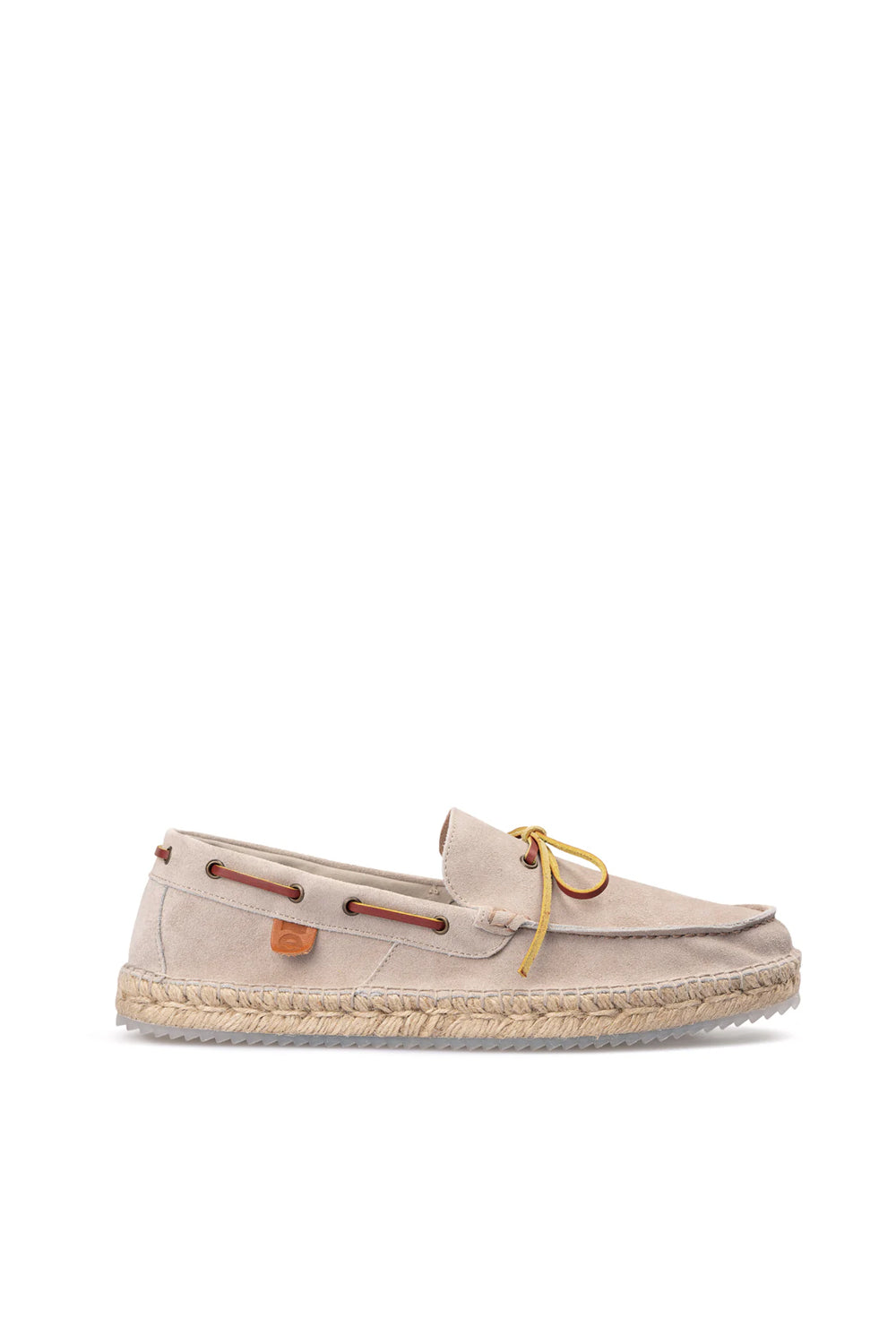 espadrillas con tomaia in camoscio modello scarpa da barca con stringa in pelle e base espadrillas VARO SILKSTONE Espadrilles 