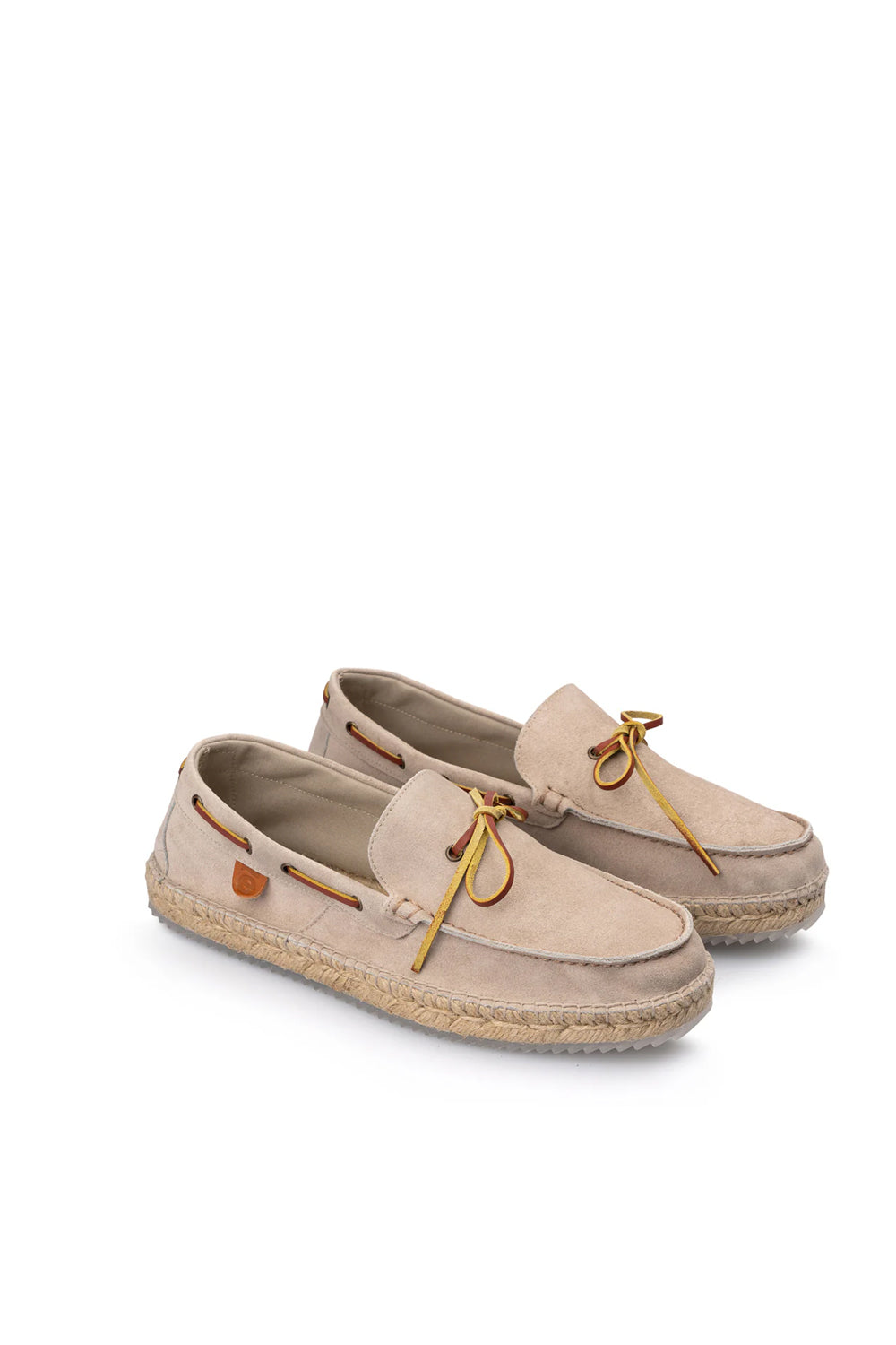 espadrillas con tomaia in camoscio modello scarpa da barca con stringa in pelle e base espadrillas VARO SILKSTONE Espadrilles 
