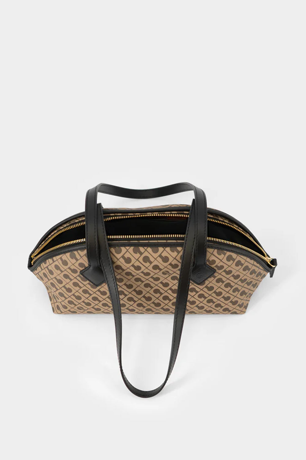 Borsa Baguette in Millerighe GHB0235 MOKA Gherardini 