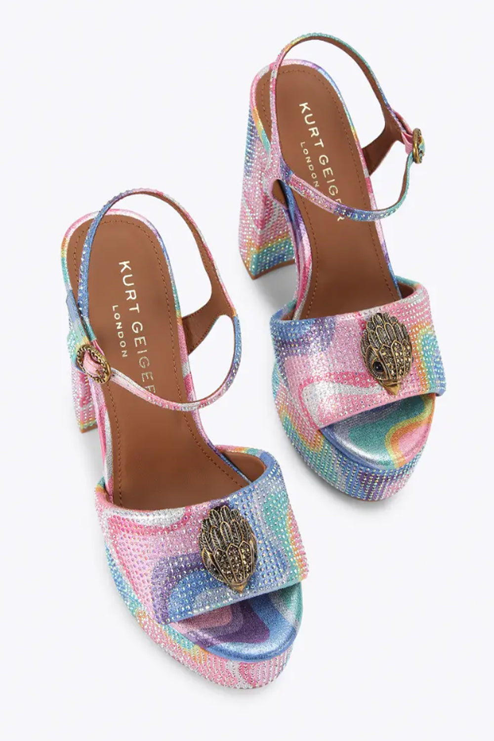 Sandali Platform Kensington con Cristalli 9798869609 /MULTICOLOR Kurt Geiger London 