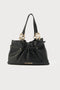 Borsa a spalla Love Moschino nera con logo in metallo JC4009PP1O LB0000 Love Moschino 