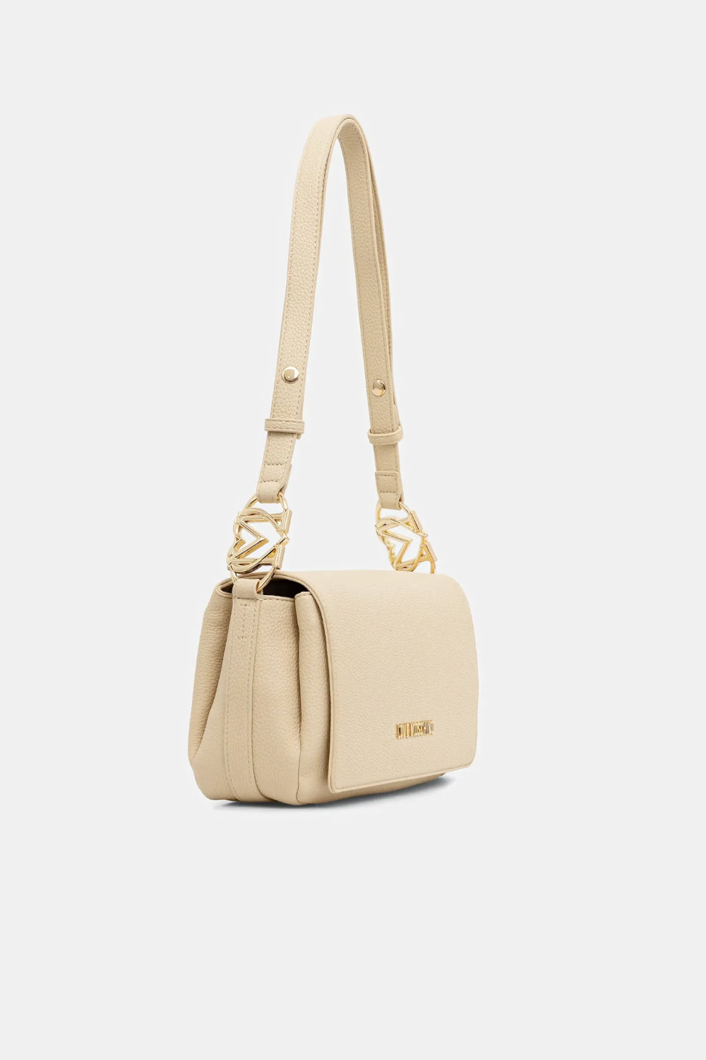 Borsa a spalla Love Moschino burro con logo in metallo JC4009PP1O LB0129 Love Moschino 