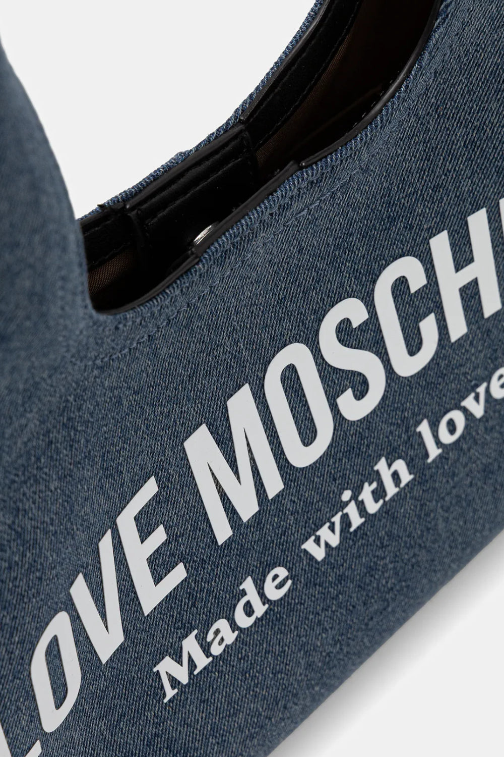 Borsa a mano Love Moschino in denim con chiusura magnetica JC4059PP1O LG170A Love Moschino 