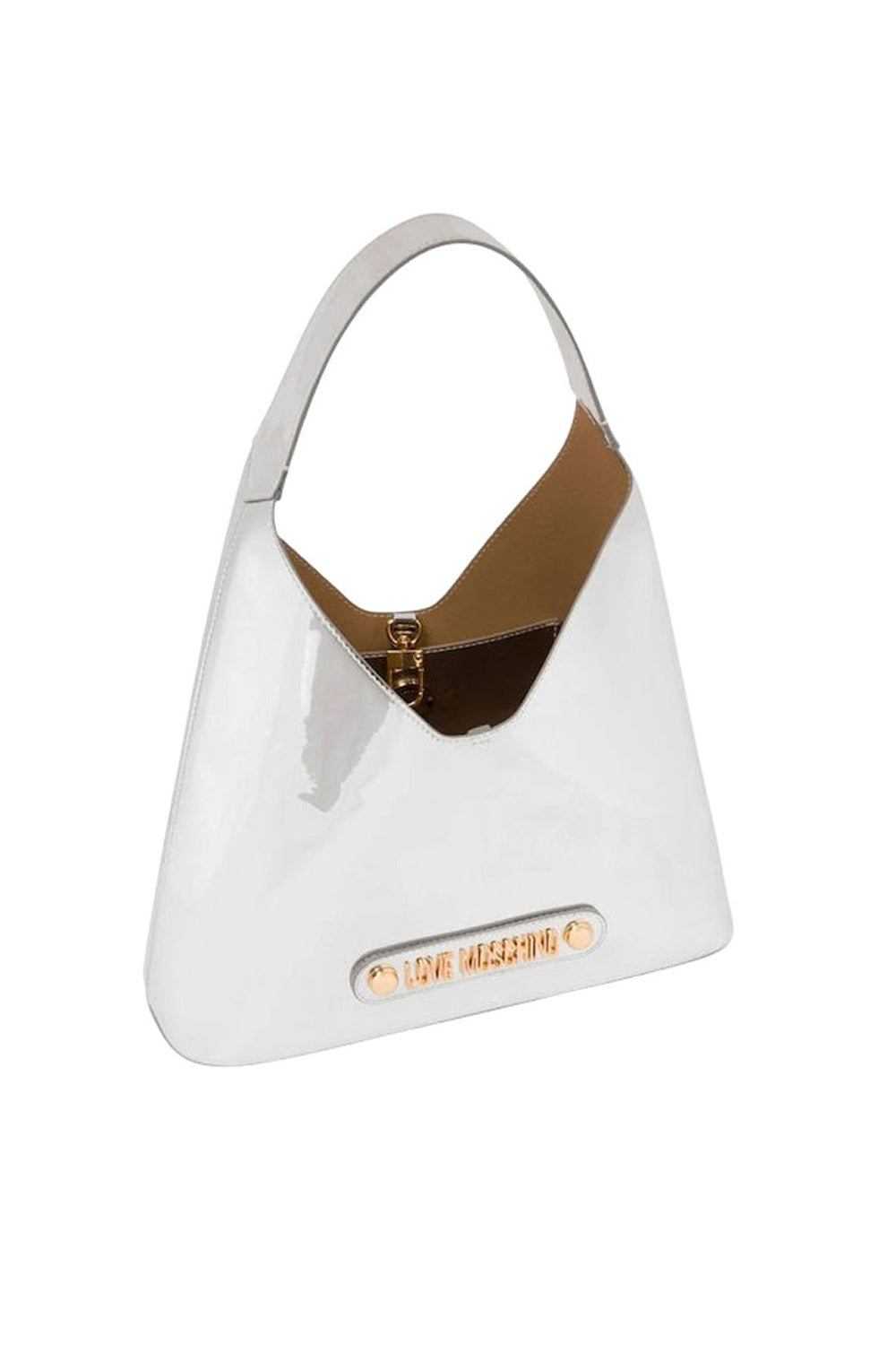 Shopper Donna Love Moschino Argento in Ecopelle Laminata JC4134PP1O LP0902 Love Moschino 