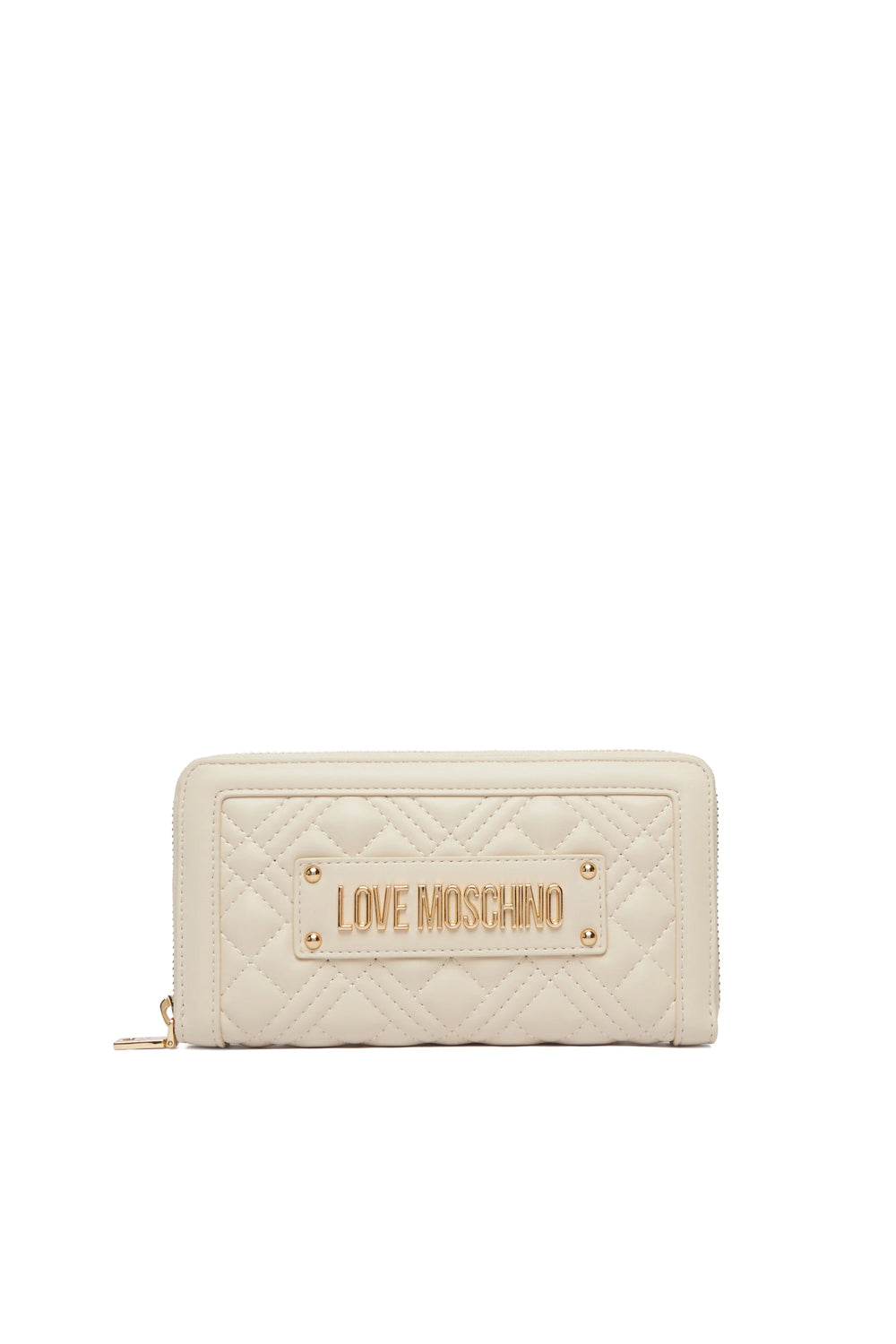 Portafoglio con zip trapuntato con logo JC5600PP1O LA0110 Love Moschino 