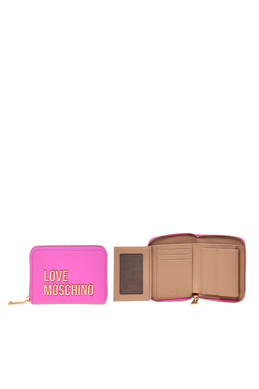 PORTAFOGLIO PICCOLO CON LOGO E ZIP JC5613PP1O KD0604 Love Moschino 