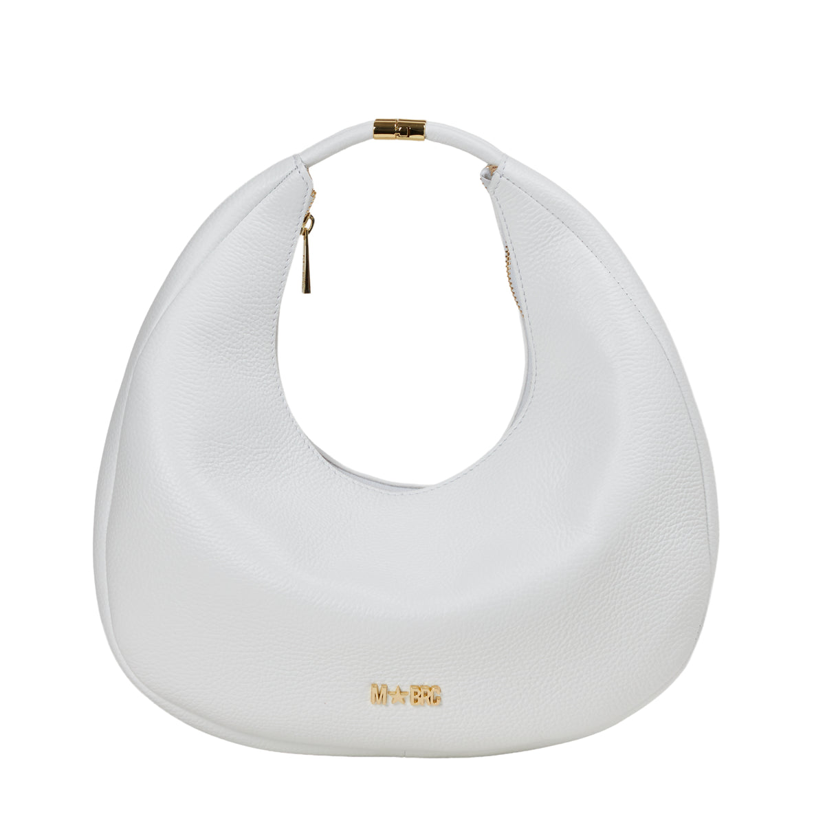 BORSA IN PELLE LINEA TUBOLAR H230 /BIANCO M Brc 