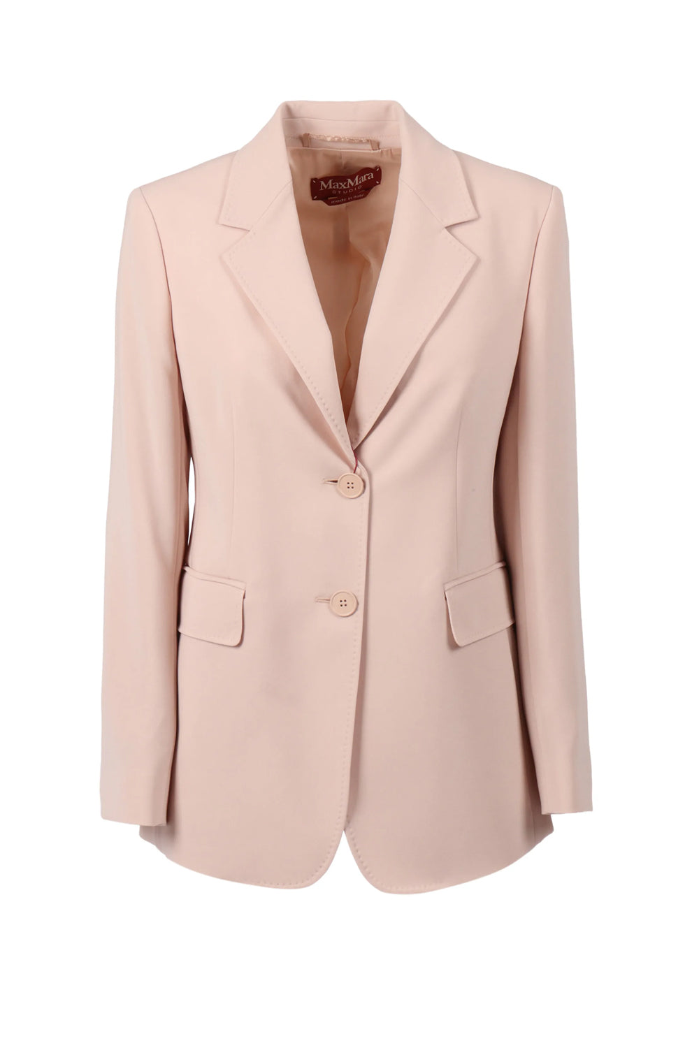 Blazer monopetto in cady LINZ 052ROSA Max Mara Studio 