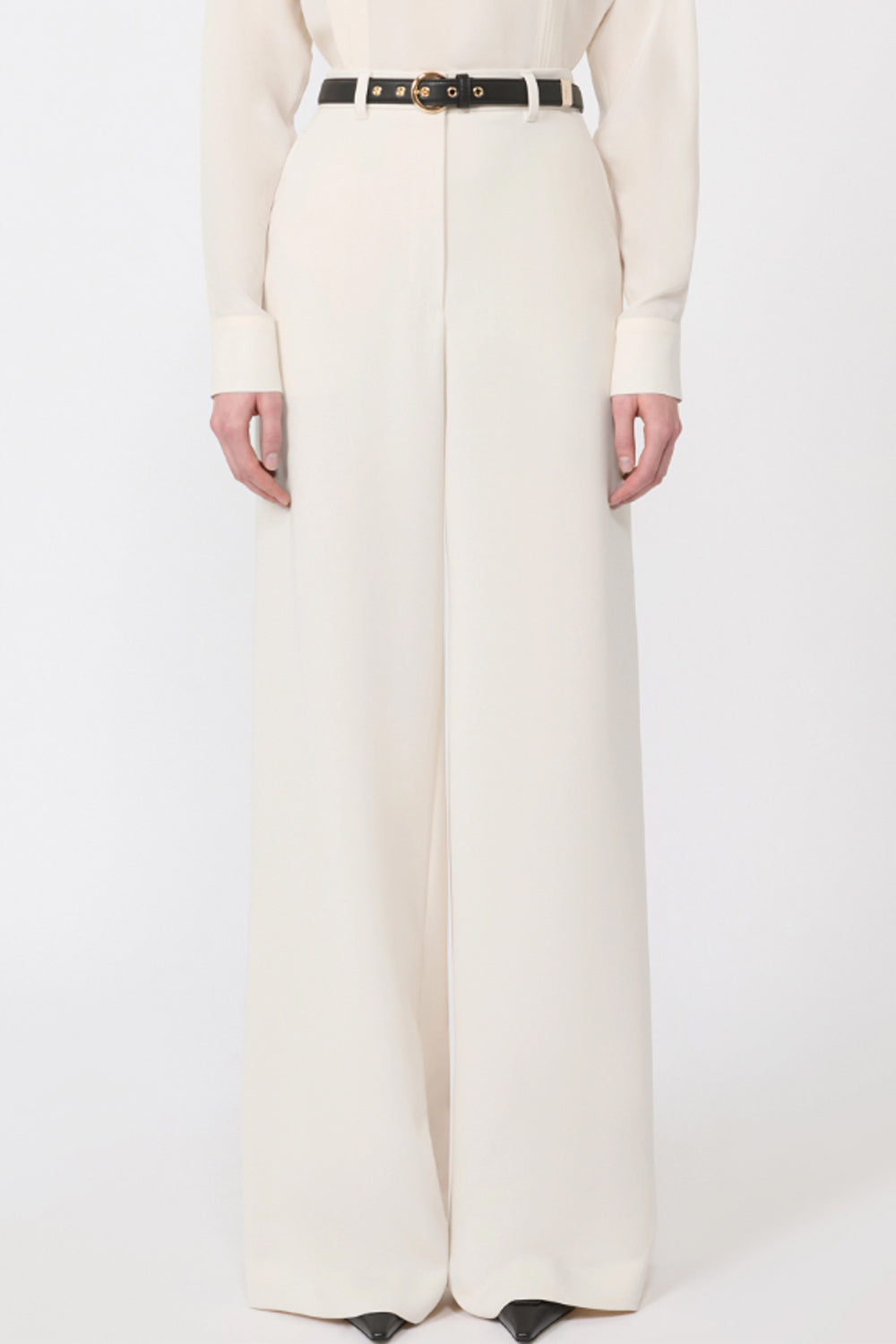 Pantalone in cady MSTAMICO 060BEIGE Max Mara Studio 