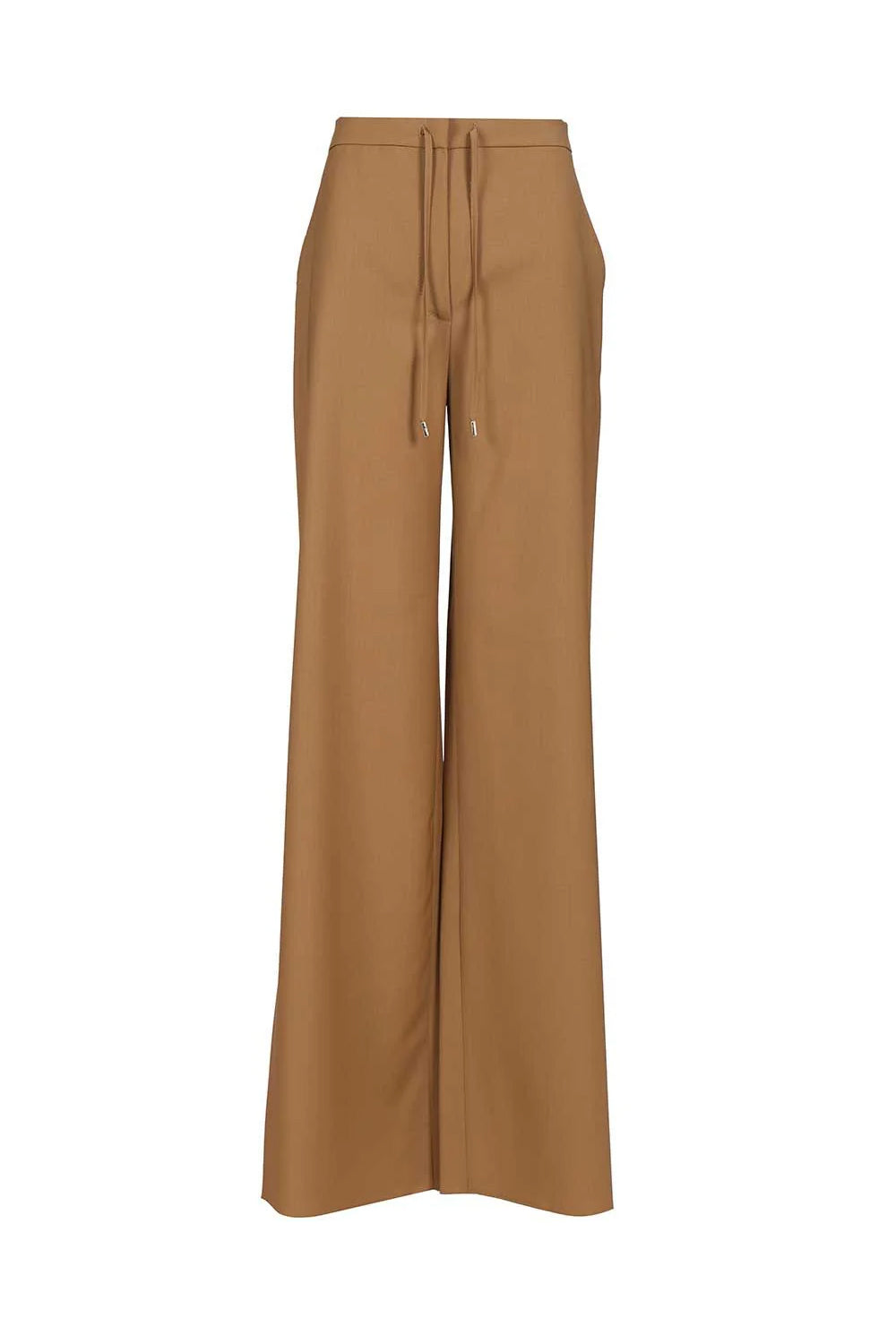 Pantalone jogging in tela di lana MSTCORONE 002CAMMELLO Max Mara Studio 