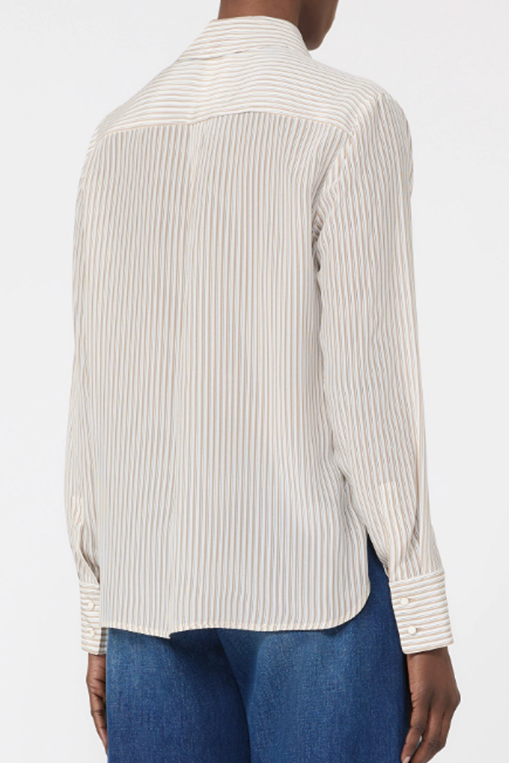 Camicia in crêpe de Chine stampato MSTFLIRT 004CAMMELLO Max Mara Studio 