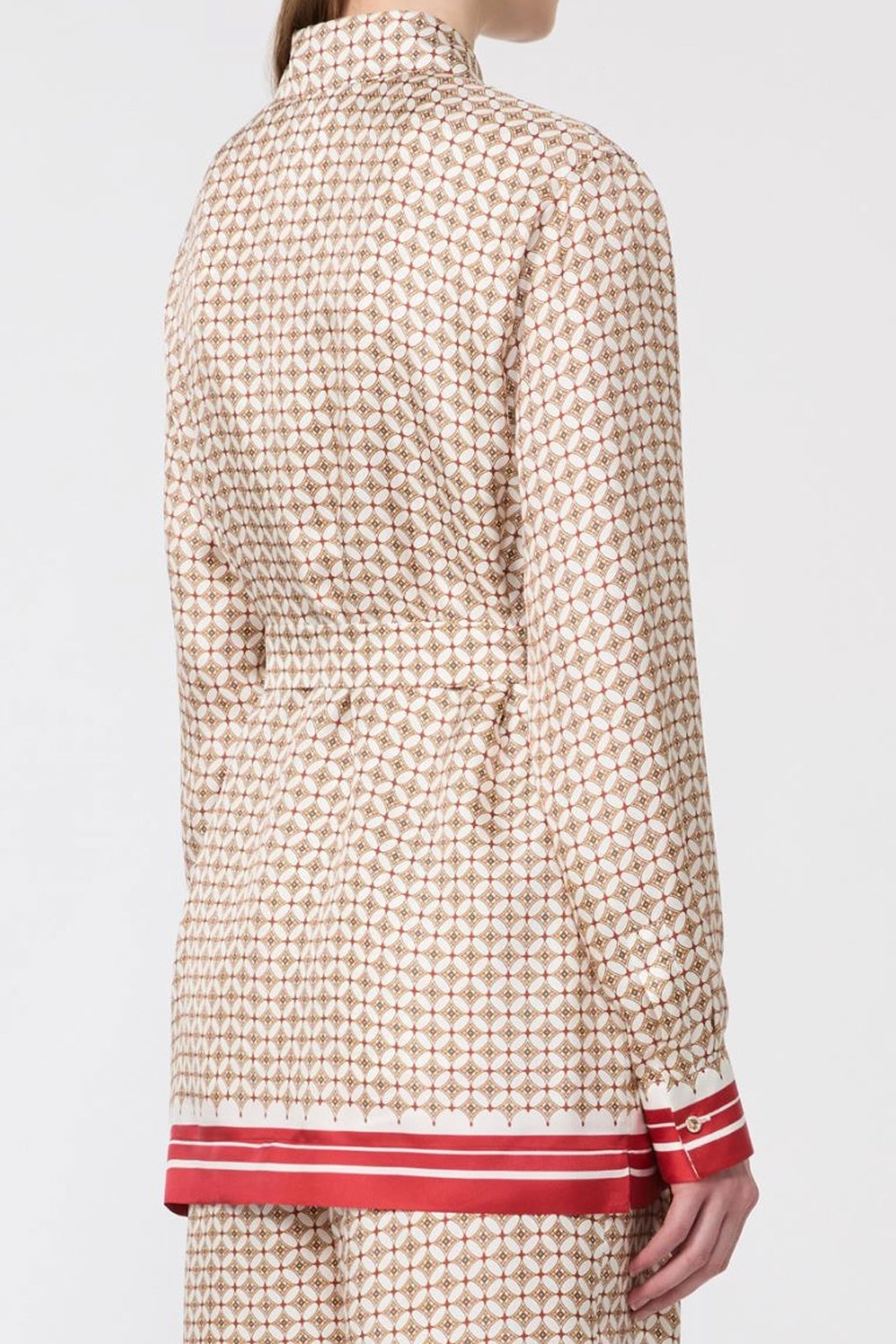 camicia in seta stampata MSTTENUTA 002ROSSO Max Mara Studio 