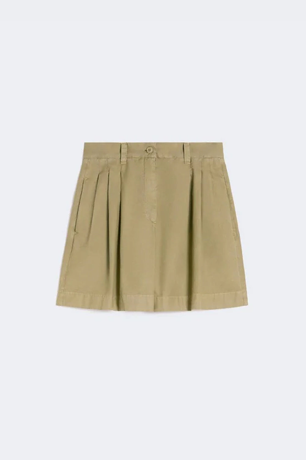 Bermuda donna in cotone WKDARMONIA 003VERDE OLIVA Max Mara Weekend 