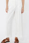 Pantaloni Donna Wide Leg in Gabardine di Cotone Stretch WKDBELLICO 027BIANCO Max Mara Weekend 