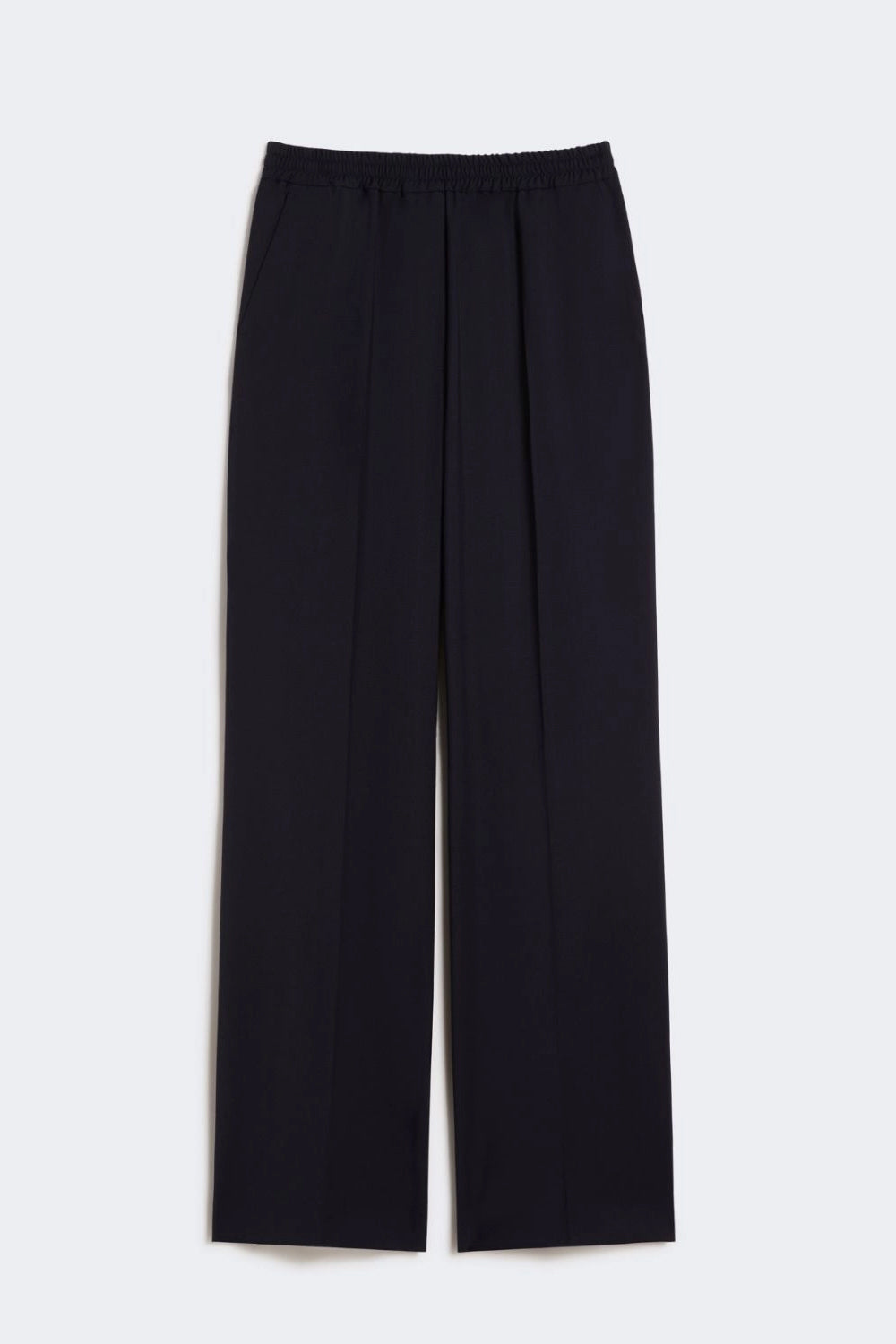 Pantalone in tela di pura lana WKDMALLO 001BLU Max Mara Weekend 