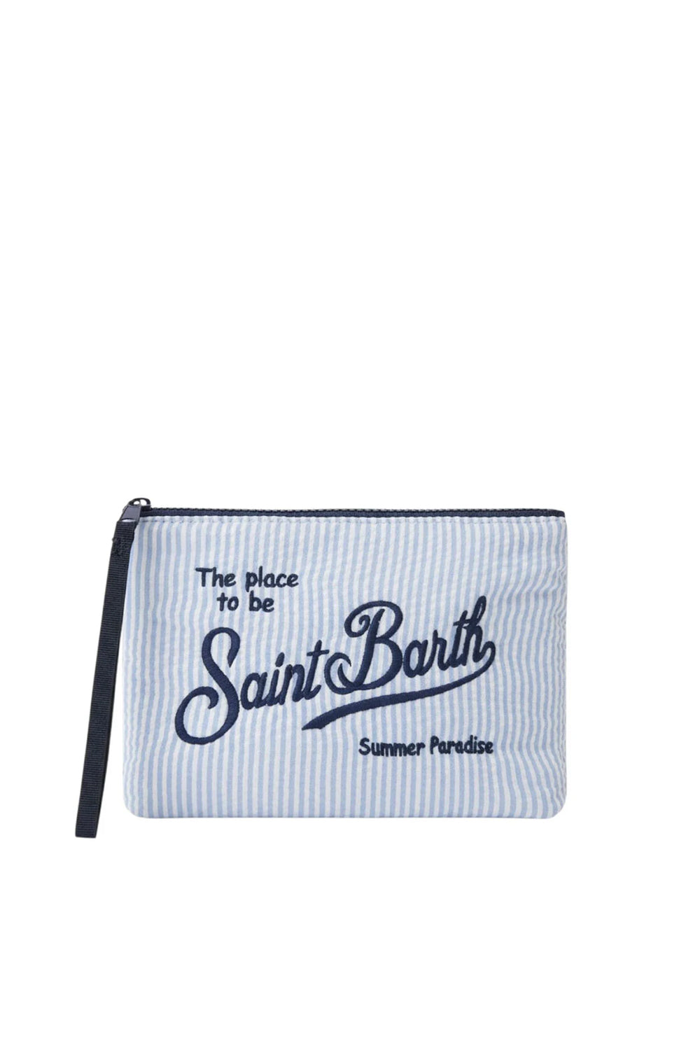 Pochette Aline In Cotone Increspato A Righe ALI0049 -00361L Mc2 Saint Barth 