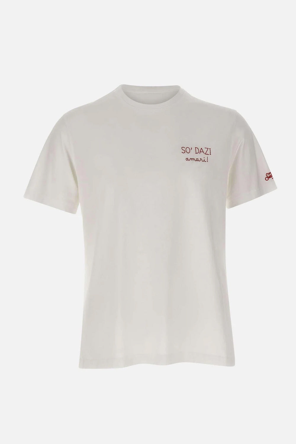 T-Shirt Portofino MC2 Saint Barth con Ricamo POT0001 -00163L Mc2 Saint Barth 