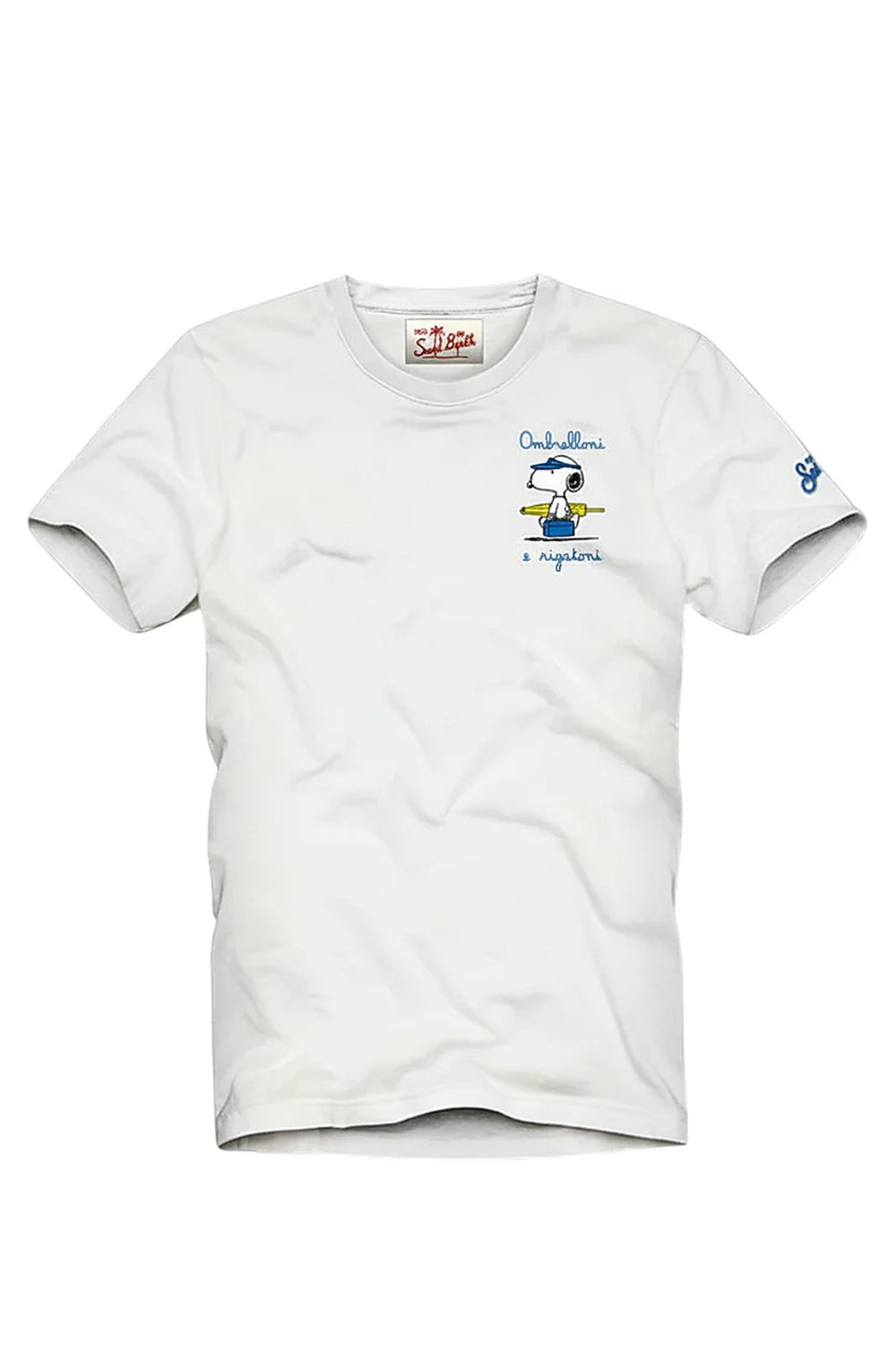 T-Shirt Portofino MC2 Saint Barth con Ricamo POT0001 -00754L Mc2 Saint Barth 