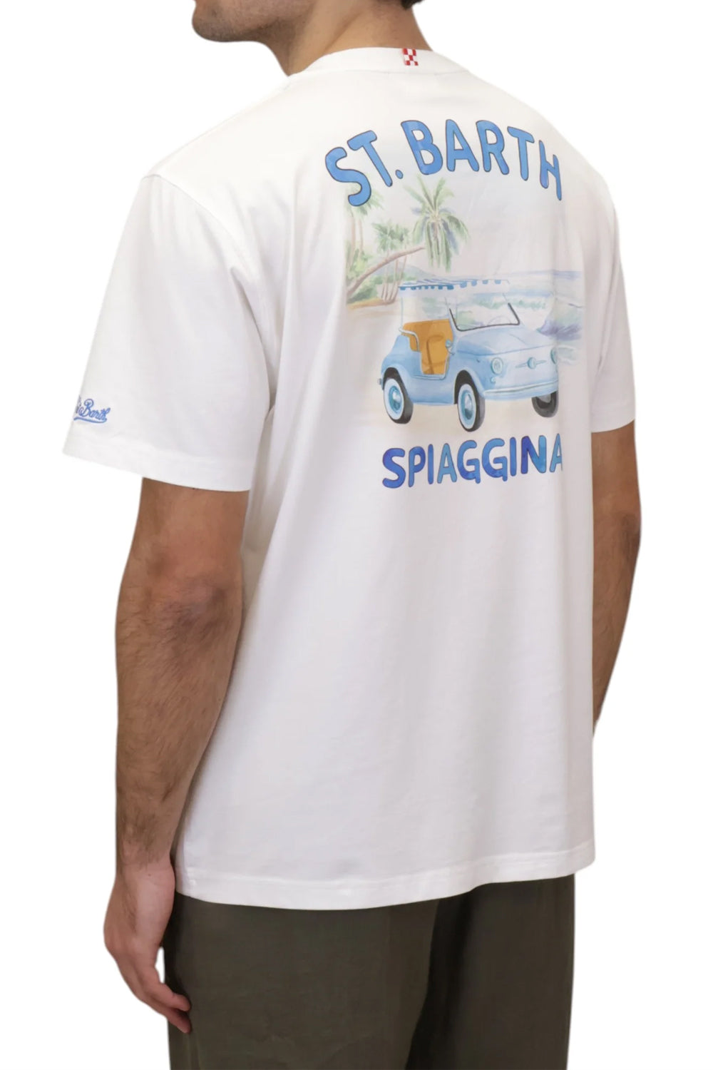 T-shirt Portland di MC2 Saint Barth PRL0002 -04508L Mc2 Saint Barth 