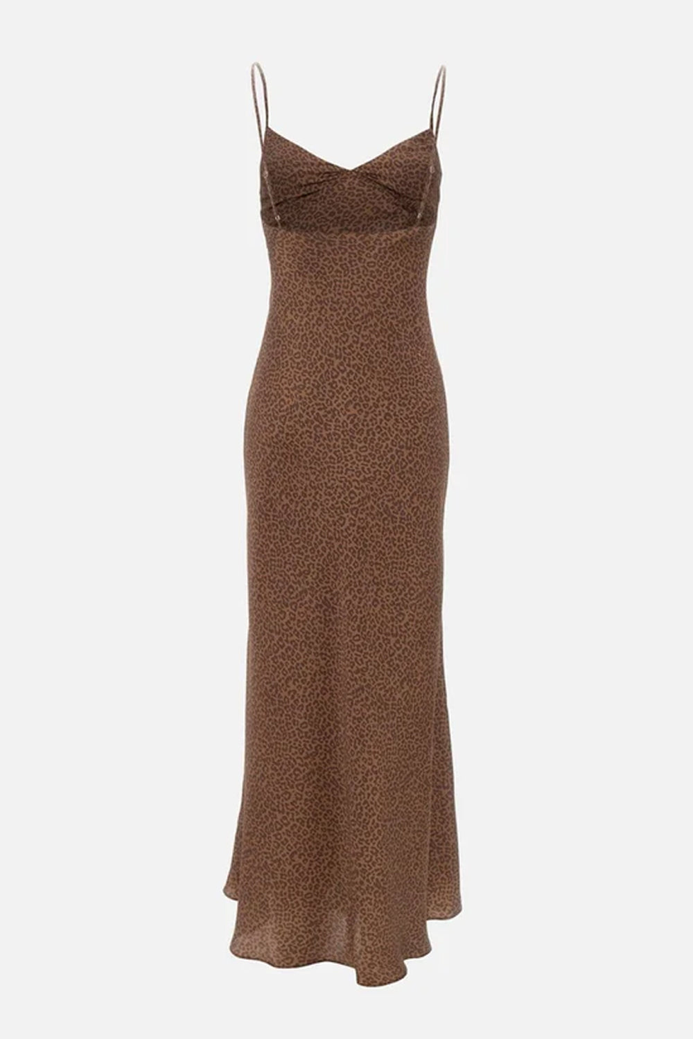 abito lungo in seta fantasia animalier RAV001 -08276L Mc2 Saint Barth 