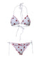 Bikini triangolo con fiori SAGI001 /00636L Mc2 Saint Barth 