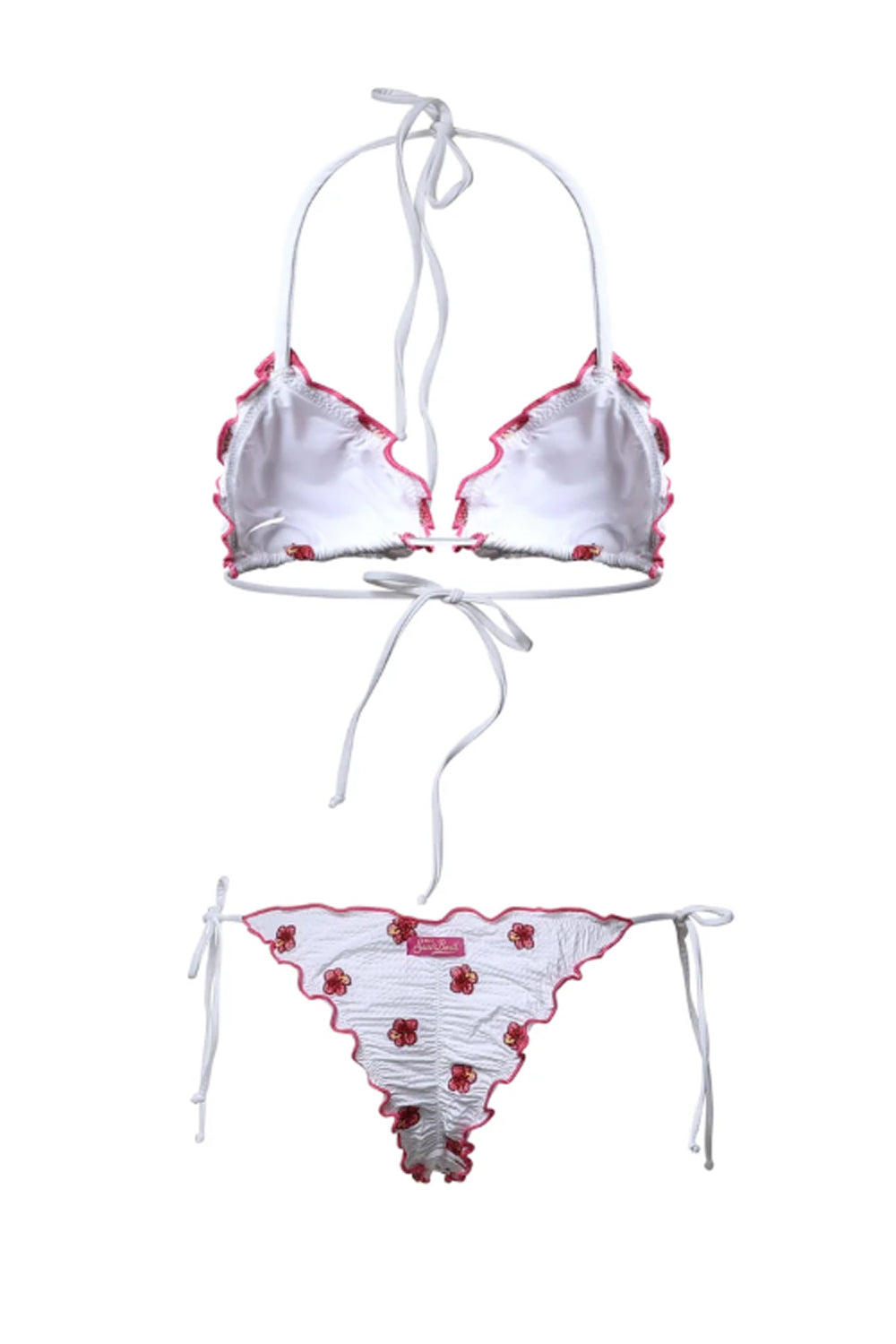 Bikini triangolo con fiori SAGI001 /00636L Mc2 Saint Barth 