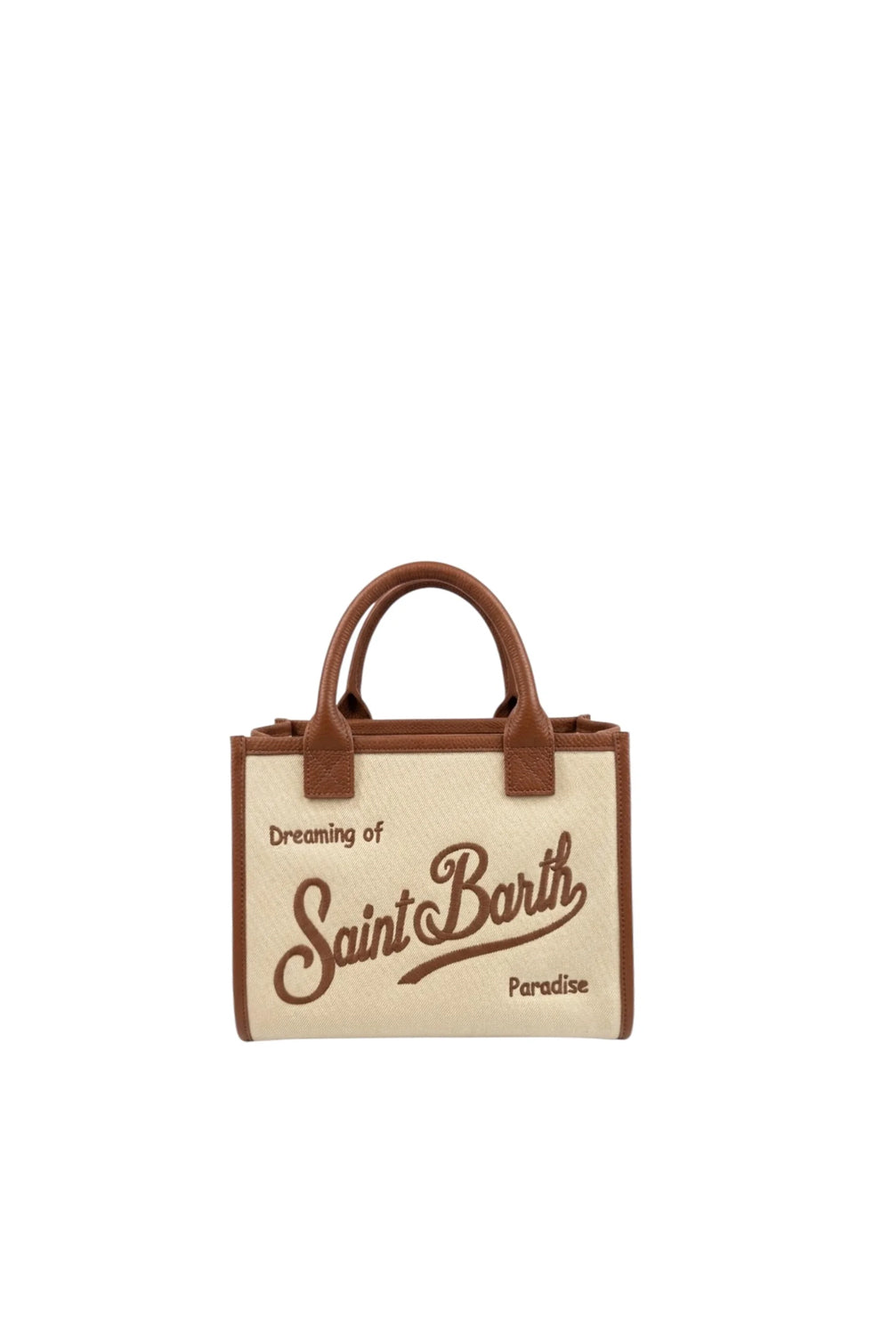 Vanity Midi in canvas e pelle VANMD001 -01517L Mc2 Saint Barth 