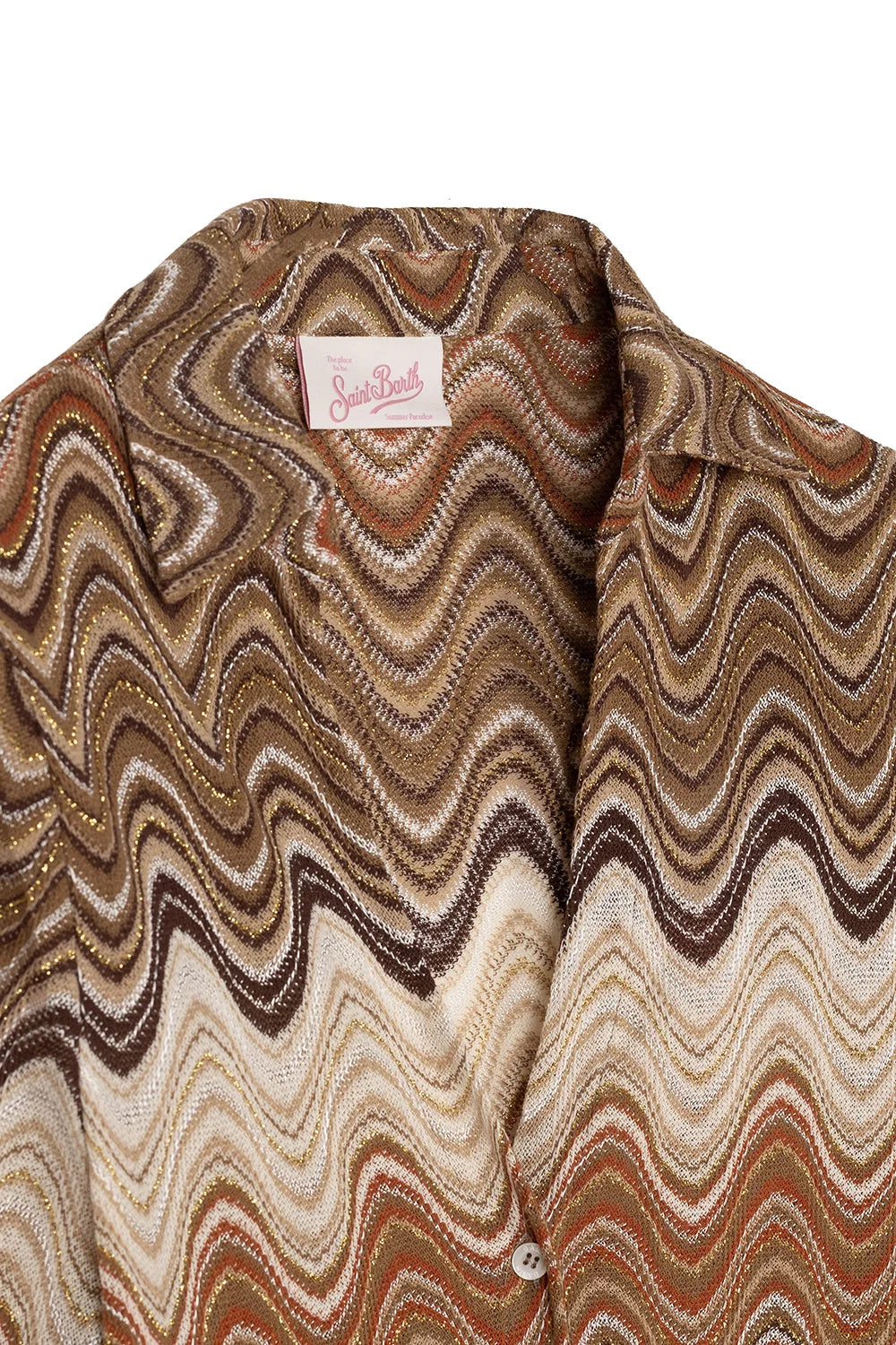 camicia scollo a V YOS0001 -01846L Mc2 Saint Barth 