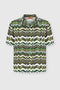 Camicia da bowling in viscosa stampa zig zag BS26SJ01 BW00ZVS6165 Missoni 