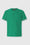T-shirt girocollo in cotone jacquard con zig zag tono su tono